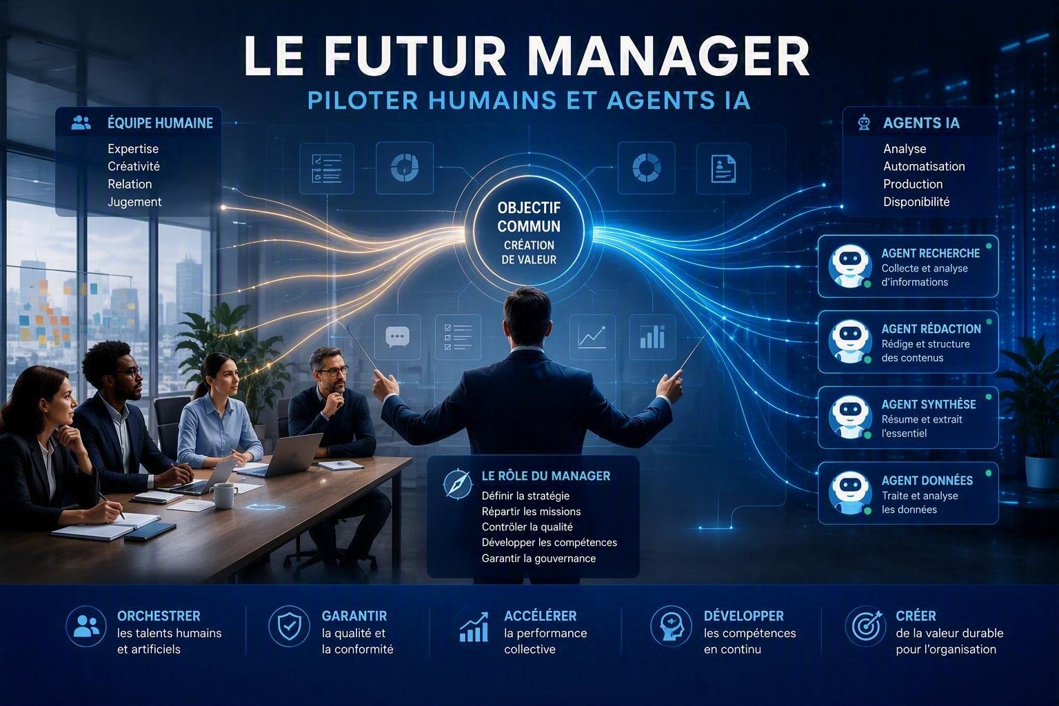 Le futur manager sera-t-il un coach d’agents IA ?